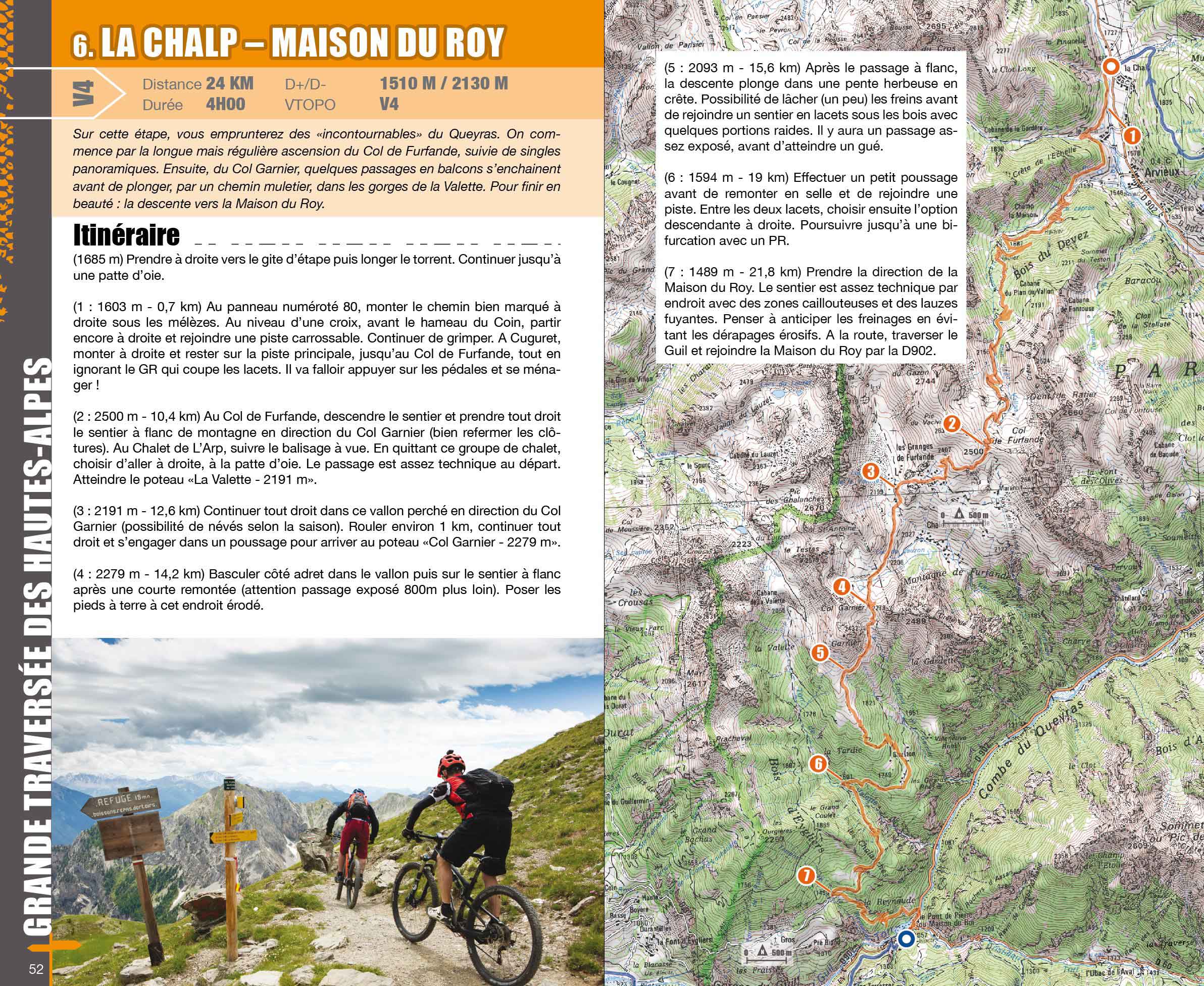 VTOPO MTB Roaming Great Crossing of the Hautes Alpes
