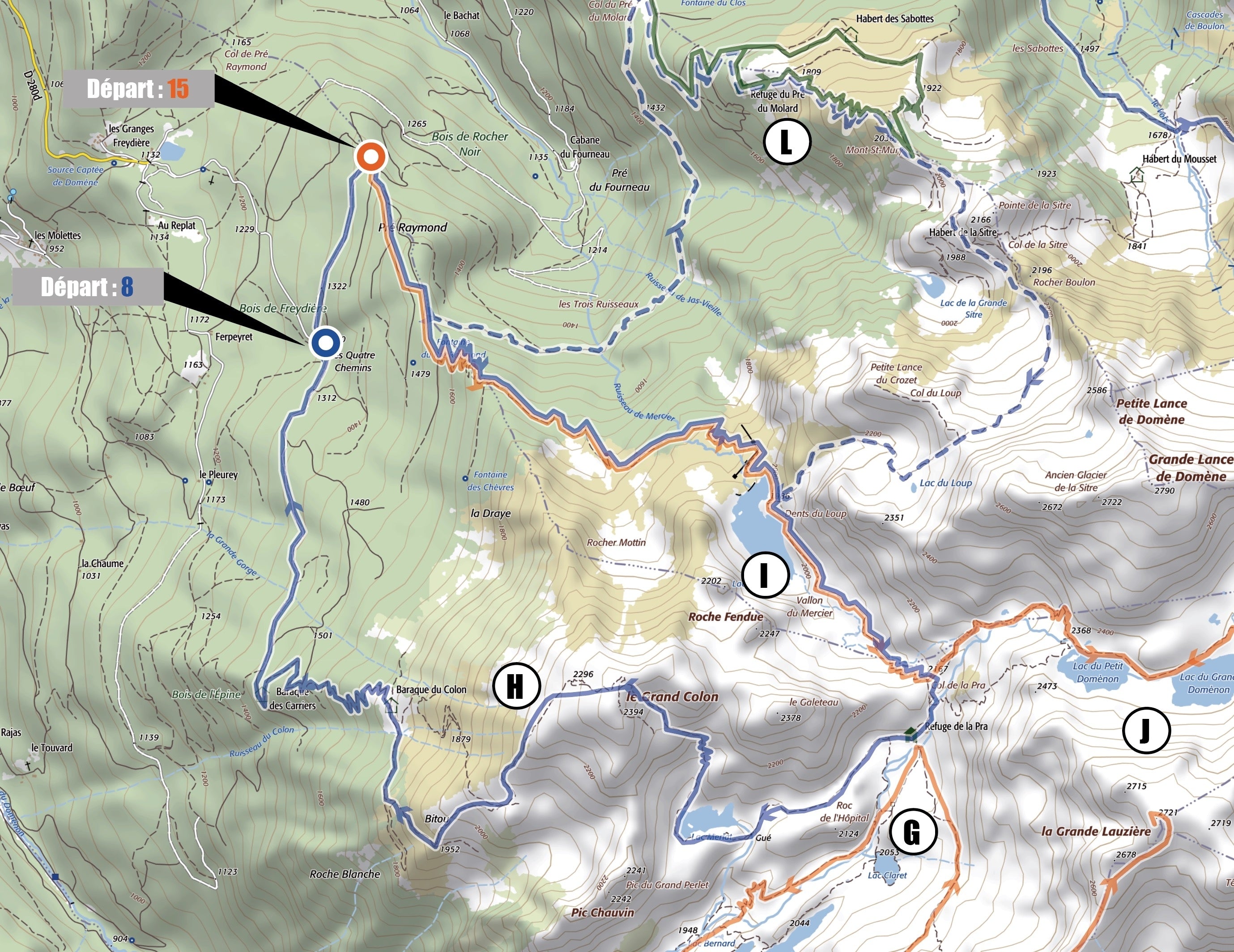CARTORANDO Hiking Belledonne South