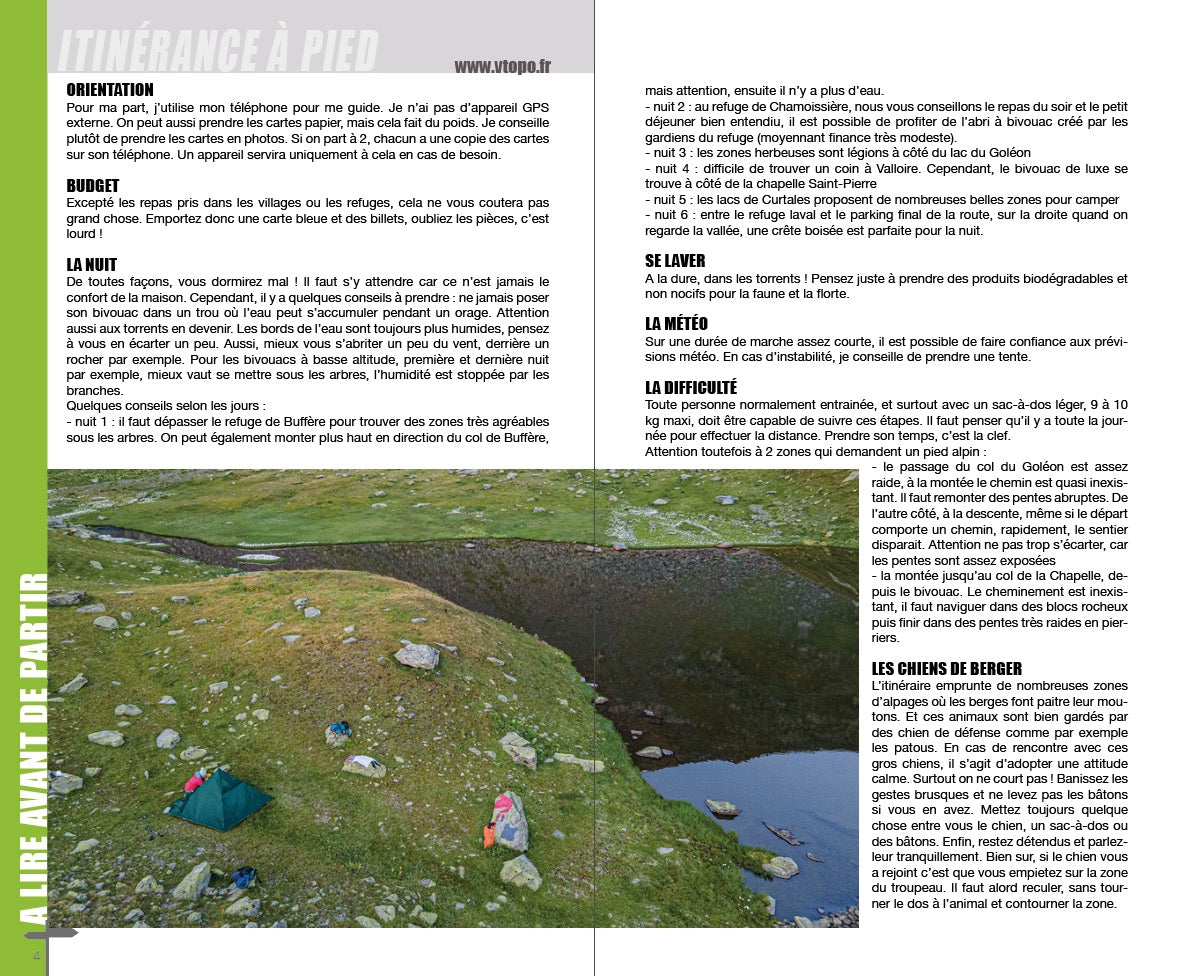 VTOPO RANDO PÉDESTRE Itinérance des Hautes-Alpes à la Savoie - Livre Numérique