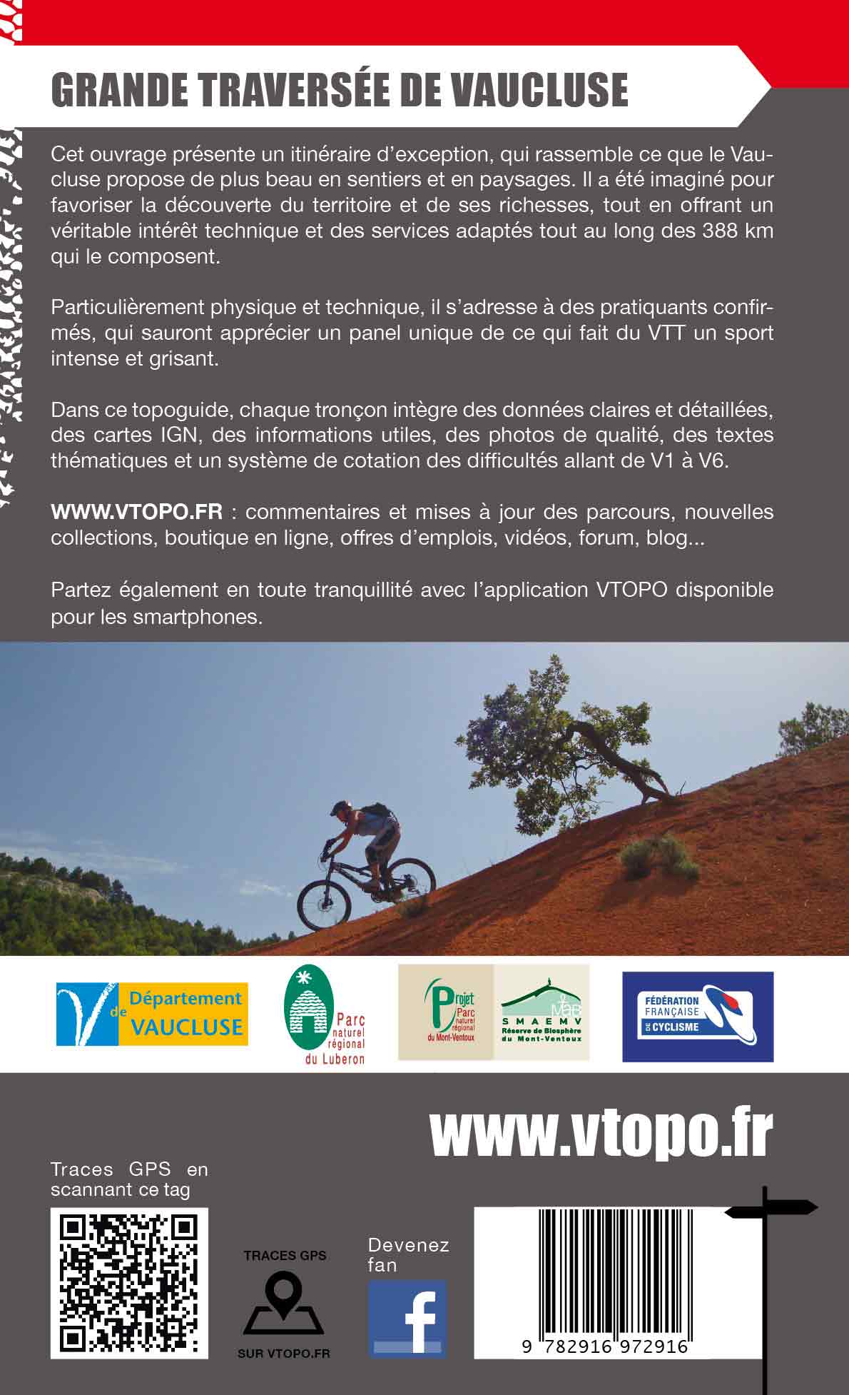 VTOPO VTT Itinérance Grande Traversée de Vaucluse