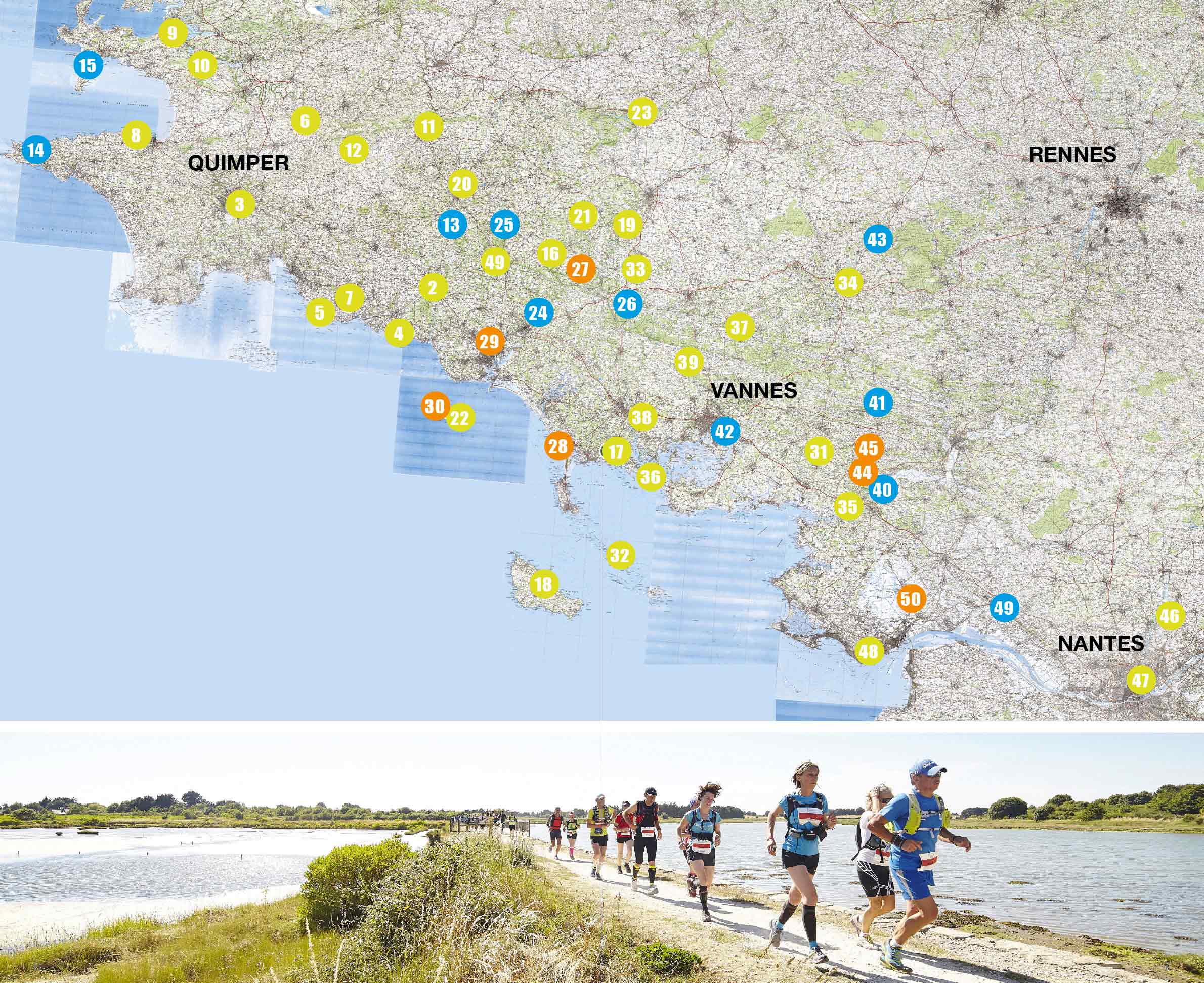 VTOPO Trail Running South Brittany