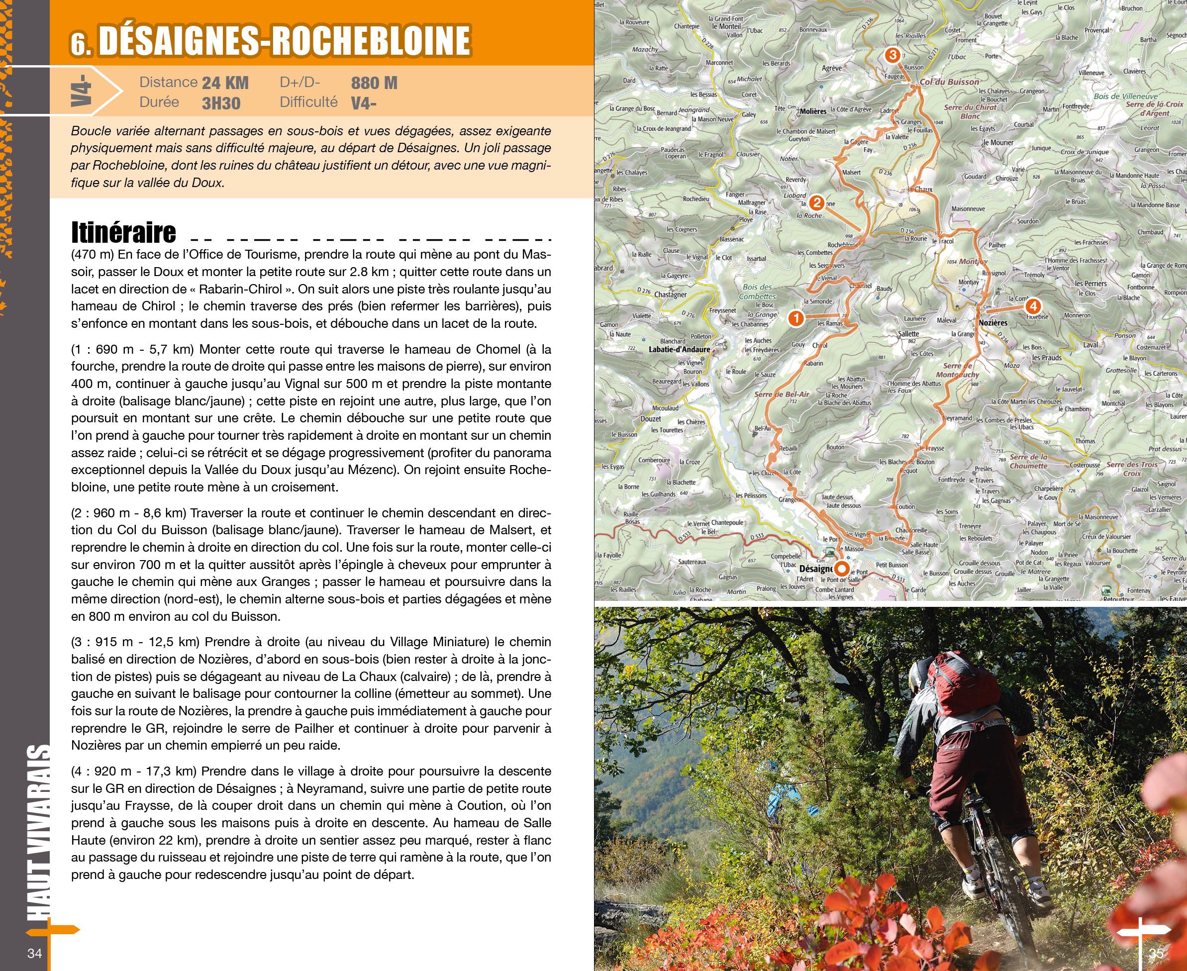 VTOPO VTT Ardèche