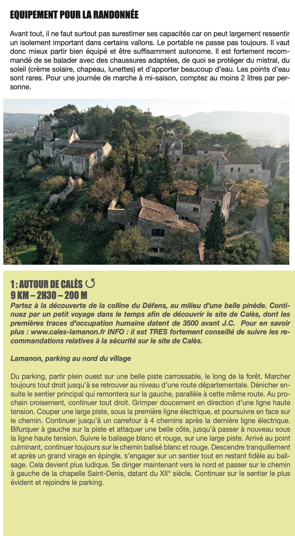 CARTORANDO Hiking Alpilles - 2nd edition