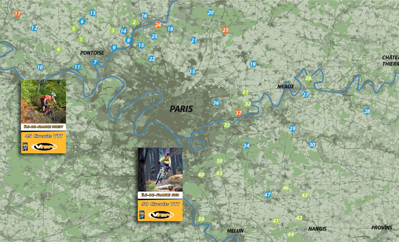 VTOPO VTT Île de France - NORD et EST